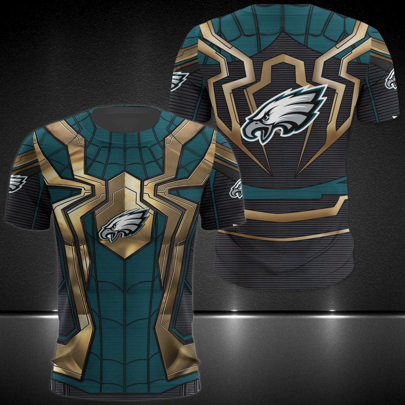 Nfl Philadelphia Eagles Spider Man 3D Shirt Nfl Philadelphia Eagles Spider Man 3D Shirt