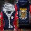 Nfl Pittsburgh Steelers Skull Face 3D Fleece Hoodie Jacket