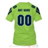 Nfl Seattle Seahawks Personalized Green 3D Hoodie