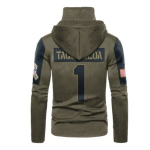 Nfl Tagovailoa 1 Miami Dolphins 3D Hoodie Mask