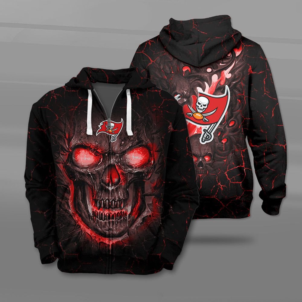 Nfl Tampa Bay Buccaneers Fire Skull Lava 3D Shirt Nfl Tampa Bay Buccaneers Fire Skull Lava 3D Shirt