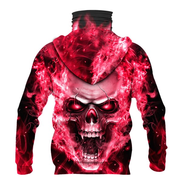 Nfl Tampa Bay Buccaneers Flameskull 3D Hoodie Mask Nfl Tampa Bay Buccaneers Flameskull 3D Hoodie Mask
