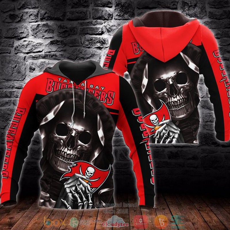 Nfl Tampa Bay Buccaneers Grim Reaper 3D Hoodie Nfl Tampa Bay Buccaneers Grim Reaper 3D Hoodie