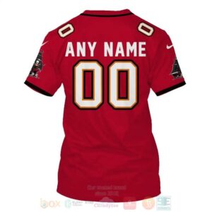 Nfl Tampa Bay Buccaneers Personalized Red 3D Hoodie