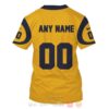 Nfl Team Los Angeles Rams Personalized 3D Hoodie