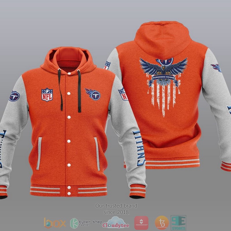 Nfl Tennessee Titans Eagle American Flag Baseball Jacket Hoodie Nfl Tennessee Titans Eagle American Flag Baseball Jacket Hoodie