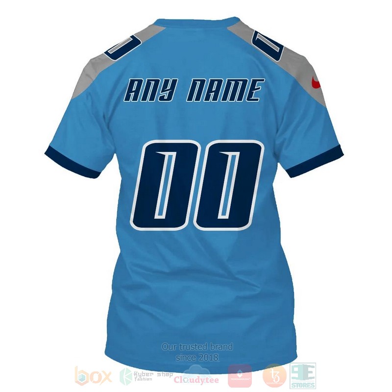 Nfl Tennessee Titans Personalized Blue 3D Hoodie Nfl Tennessee Titans Personalized Blue 3D Hoodie