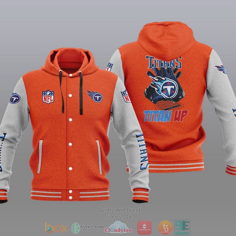 Nfl Tennessee Titans Titan Up Baseball Jacket Hoodie Nfl Tennessee Titans Titan Up Baseball Jacket Hoodie