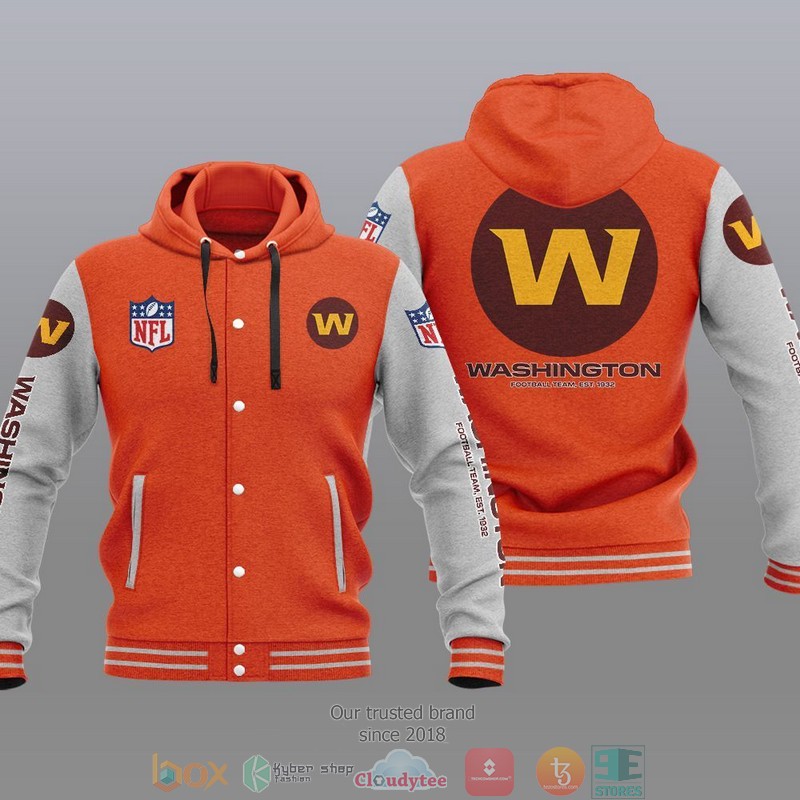 Nfl Washington Football Team Baseball Jacket Hoodie Nfl Washington Football Team Baseball Jacket Hoodie