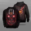 Nfl Washington Football Team Fire Skull Lava 3D Shirt