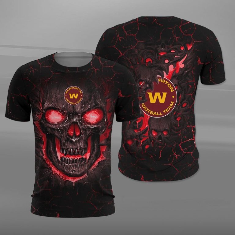 Nfl-Washington-Football-Team-Fire-Skull-Lava-3D-Shirt-Hoodie-2