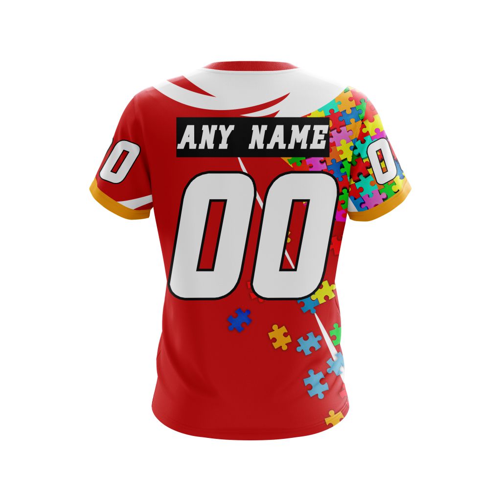 Nhl Calgary Flames Autism Awareness Ver1 Personalized 3D Hoodie Nhl Calgary Flames Autism Awareness Ver1 Personalized 3D Hoodie