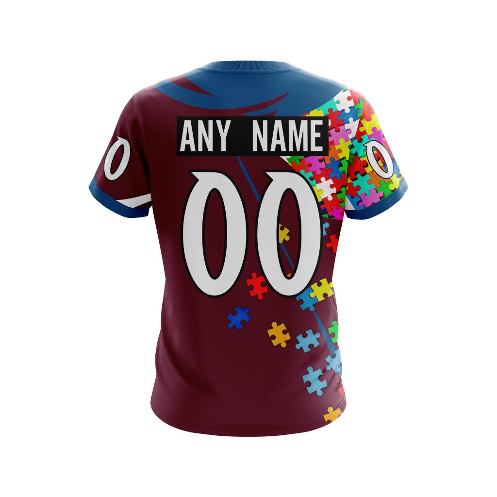 Nhl Colorado Avalanche Autism Awareness Ver1 Personalized 3D Hoodie Nhl Colorado Avalanche Autism Awareness Ver1 Personalized 3D Hoodie