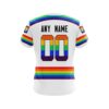 Nhl Detroit Red Wings Lgbt Pride White Personalized Custom 3D Hoodie