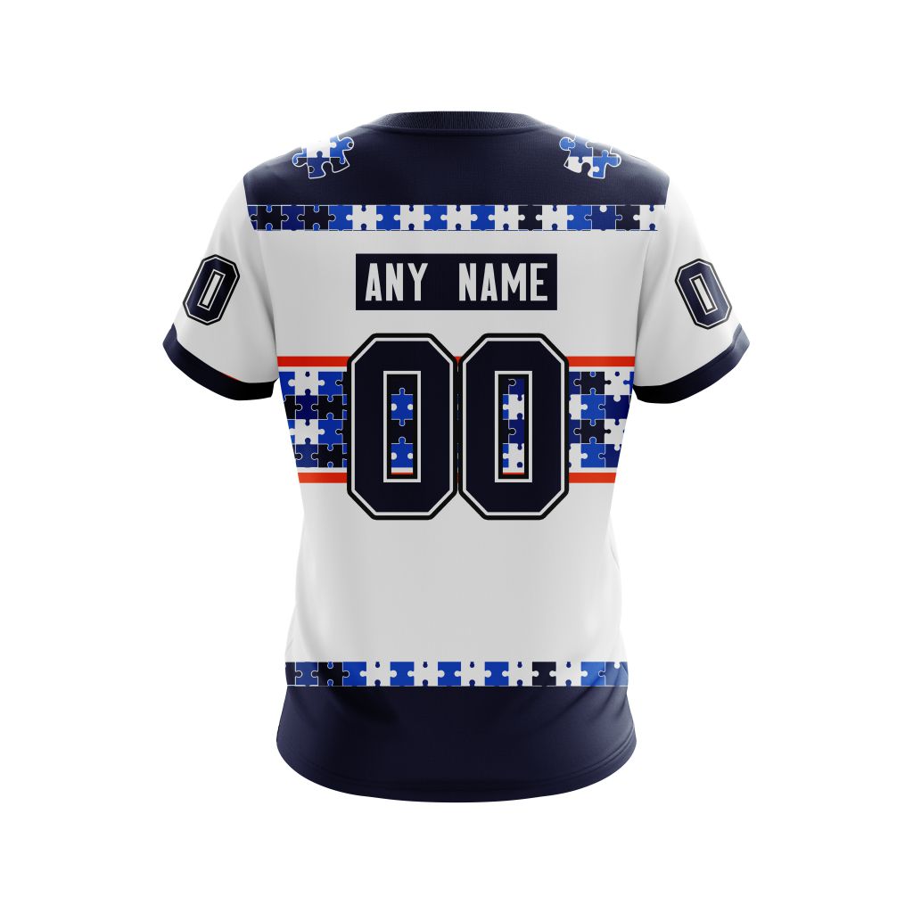 Nhl Edmonton Oilers Autism Awareness Personalized 3D Hoodie Nhl Edmonton Oilers Autism Awareness Personalized 3D Hoodie