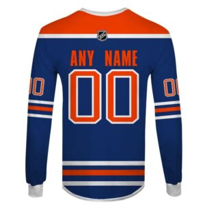 Nhl Edmonton Oilers Ver4 Personalized 3D Hoodie