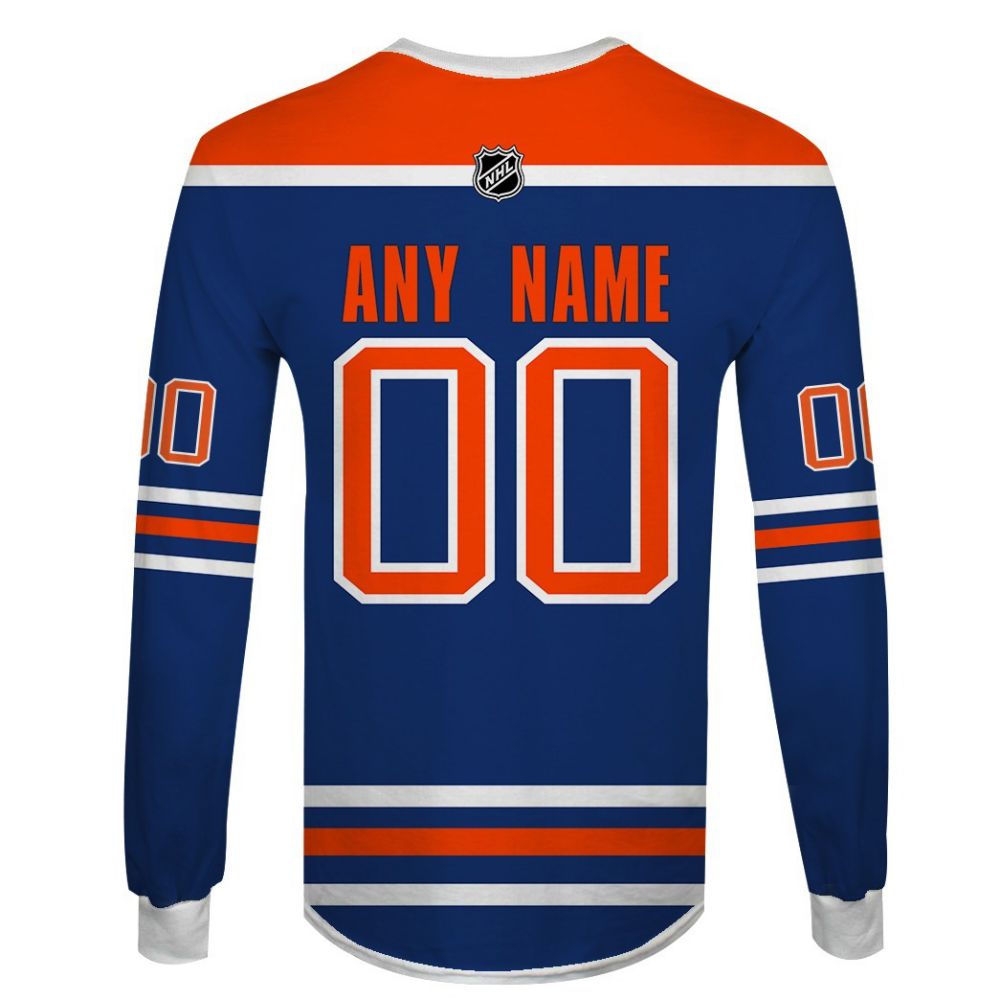 Nhl Edmonton Oilers Ver4 Personalized 3D Hoodie Nhl Edmonton Oilers Ver4 Personalized 3D Hoodie