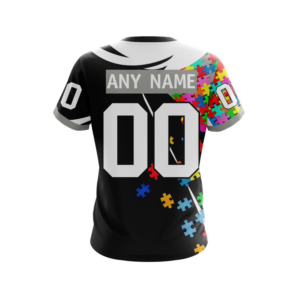 Nhl Los Angeles Kings Autism Awareness Ver2 Personalized 3D Hoodie Nhl Los Angeles Kings Autism Awareness Ver2 Personalized 3D Hoodie