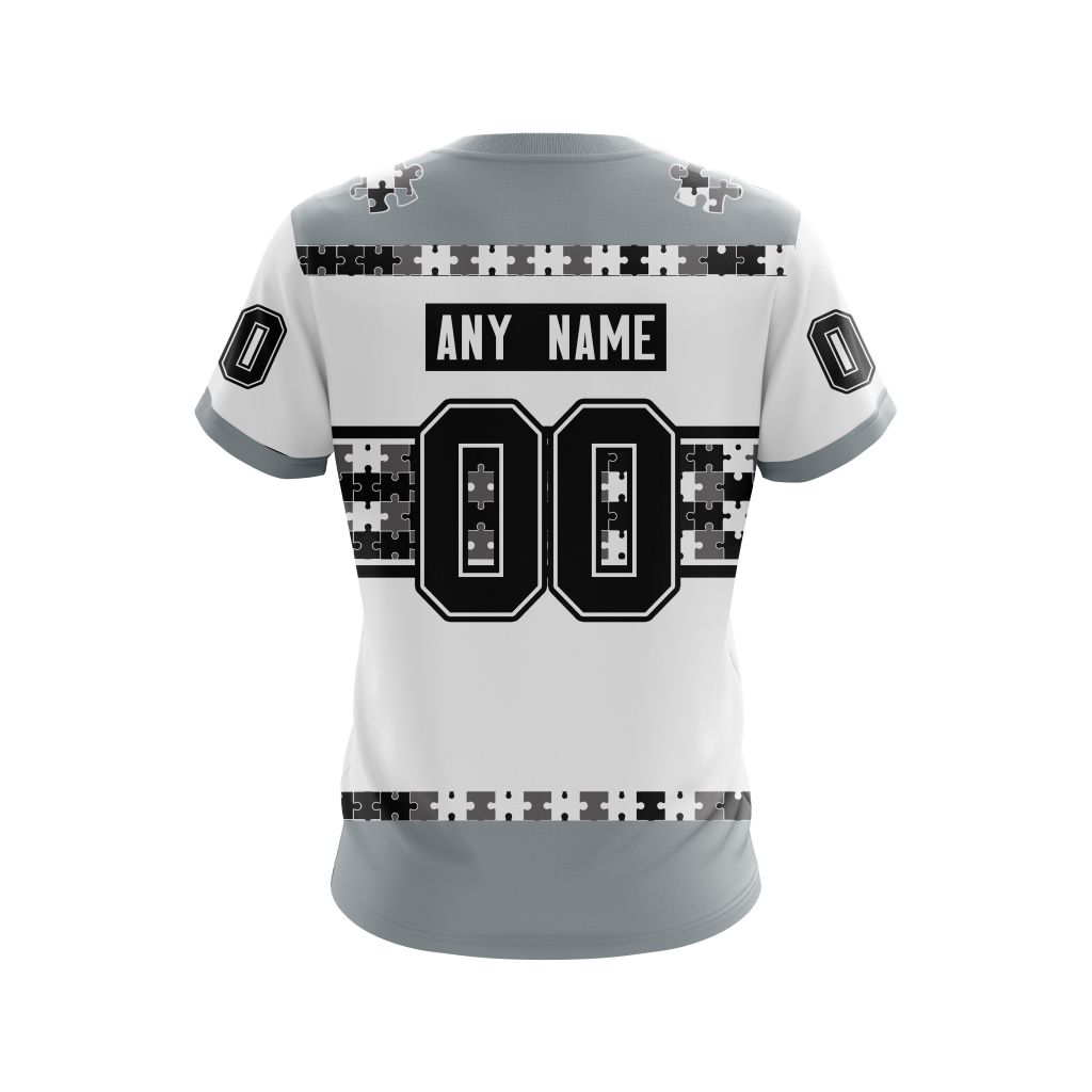 Nhl Los Angeles Kings Autism Awareness Ver3 Personalized 3D Hoodie Nhl Los Angeles Kings Autism Awareness Ver3 Personalized 3D Hoodie