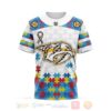 Nhl Nashville Predators Autism Awareness Personalized 3D Hoodie