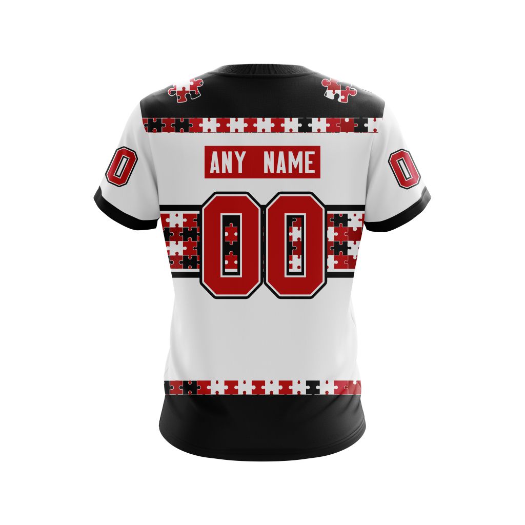 Nhl New Jersey Devils Autism Awareness Ver2 Personalized 3D Hoodie Nhl New Jersey Devils Autism Awareness Ver2 Personalized 3D Hoodie