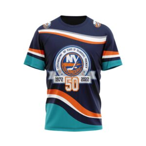 Nhl New York Islanders Specialized 2022 Concepts With 50 Years Anniversary Logo Kits Personalized 3D Hoodie