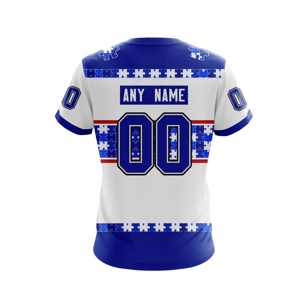 Nhl New York Rangers Autism Awareness Ver3 Personalized 3D Hoodie Nhl New York Rangers Autism Awareness Ver3 Personalized 3D Hoodie