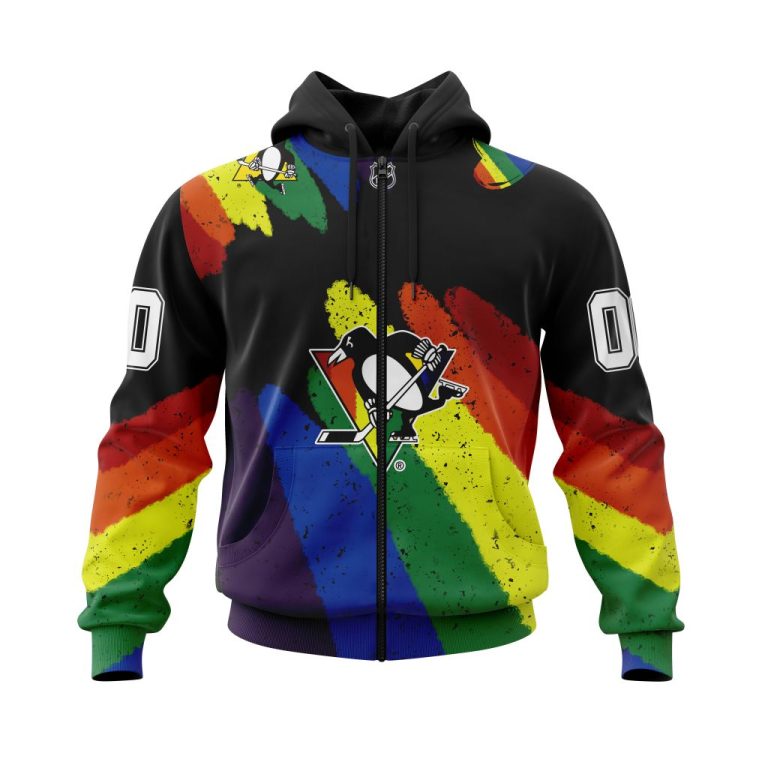 Nhl-Pittsburgh-Penguins-Lgbt-Pride-Personalized-Custom-3D-Hoodie-Shirt-2