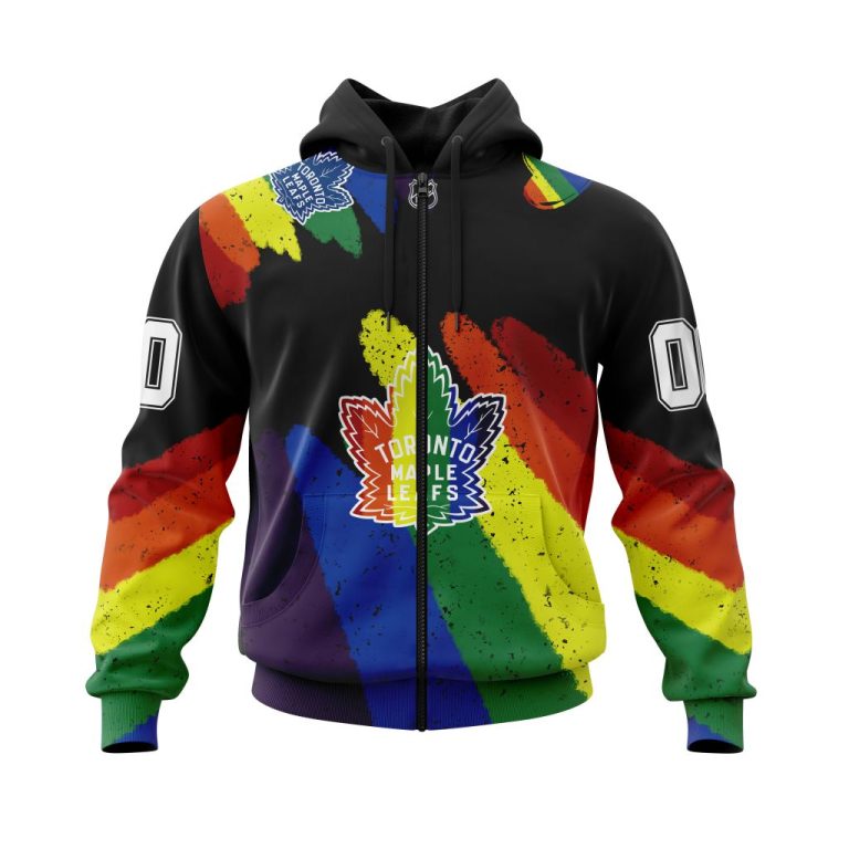 Nhl-Toronto-Maple-Leafs-Lgbt-Pride-Personalized-Custom-3D-Hoodie-Shirt-2