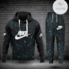 Nike Paint Flakes Black Hoodie And Pants