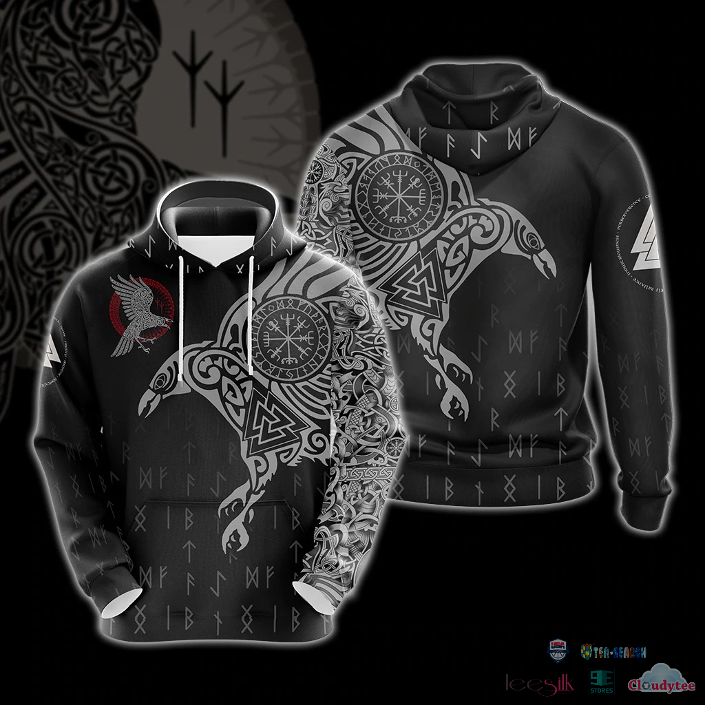 Nordic Warrior Viking 3D All Over Print Shirt Hoodie Nordic Warrior Viking 3D All Over Print Shirt Hoodie
