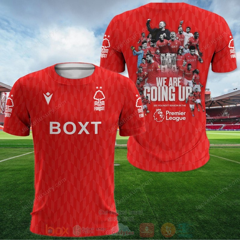 Nottingham Forest F.C Red 3D Hoodie Nottingham Forest F.C Red 3D Hoodie