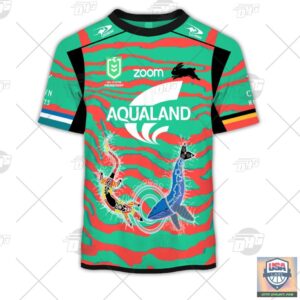 Nrl South Sydney Rabbitohs On Field Indigenous Custom Hoodie Jersey Shirt