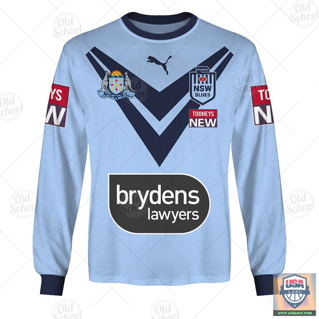 Nsw Blues Nrl Personalized All Over Print Hoodie T-Shirt Nsw Blues Nrl Personalized All Over Print Hoodie T-Shirt