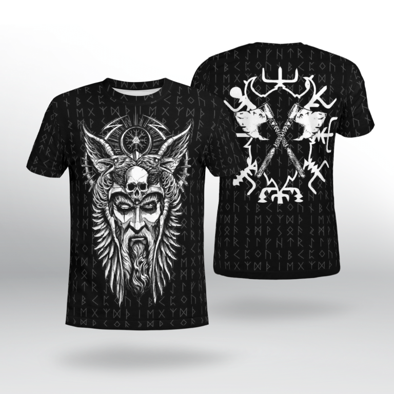 Odin-Vegvisir-Black-3D-Shirt-Hoodie-2