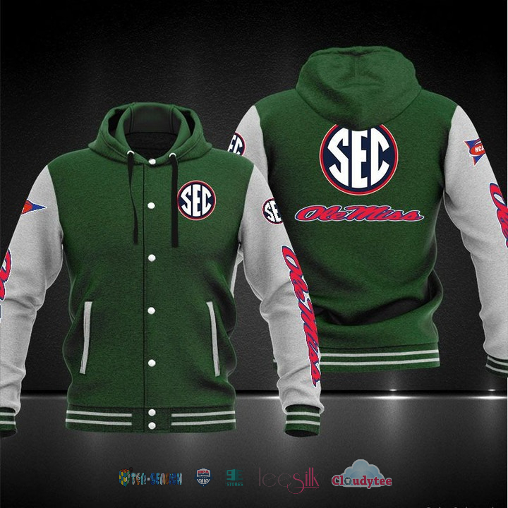 Ole Miss Rebels Baseball Hoodie Jacket Ole Miss Rebels Baseball Hoodie Jacket