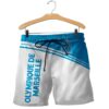 Olympique De Marseille White Blue 3D Shirt