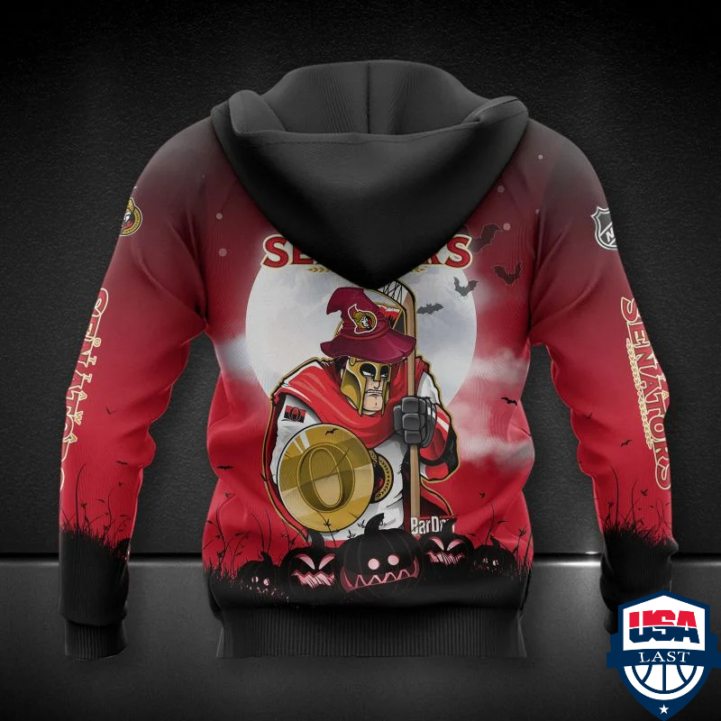 Ottawa Senators Nhl Halloween All Over Printed Hoodie Ottawa Senators Nhl Halloween All Over Printed Hoodie
