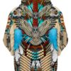 Owl Native American 3D Hoodie