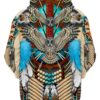 Owl Native American 3D Hoodie