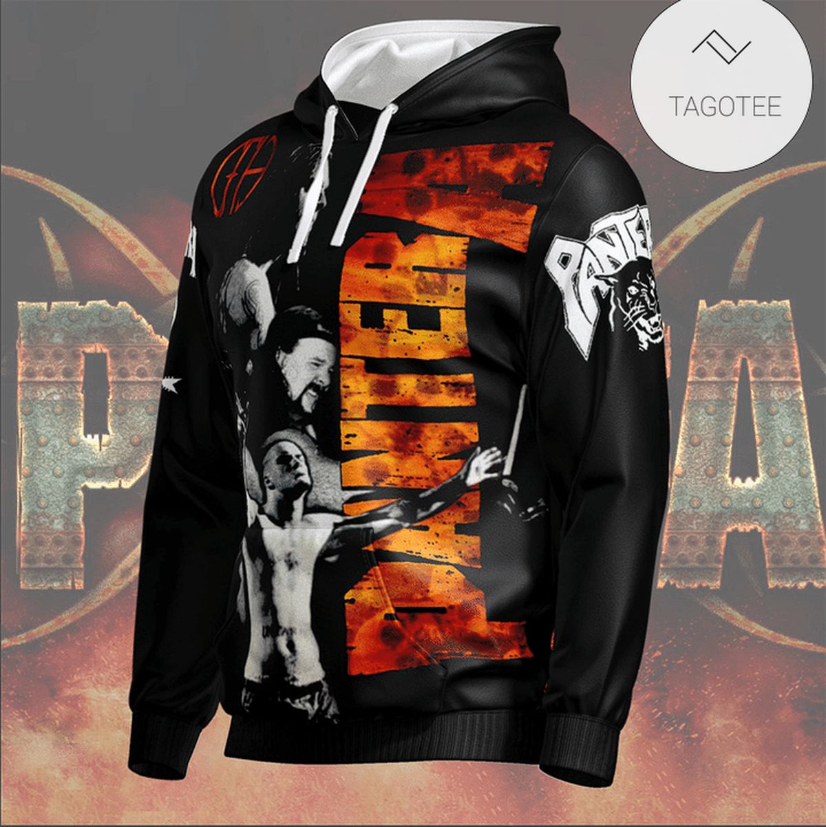 Pantera Pantego Band Hoodie Pantera Pantego Band Hoodie