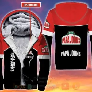 Papa John’S Pizza Personalized Fleece 3D Hoodie