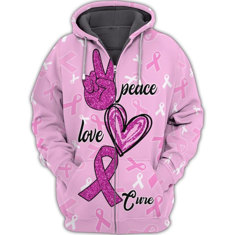 Peace-Love-Cure-Breast-Cancer-Awareness-3D-Shirt-Hoodie-Limited-Edition-3