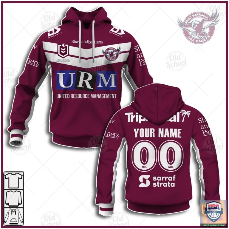 Personalise-Nrl-Manly-Warringah-Sea-Eagles-2021-Home-Jersey-3D-Hoodie-T-Shirt-1