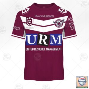 Personalise Nrl Manly Warringah Sea Eagles 2021 Home Jersey 3D Hoodie T-Shirt