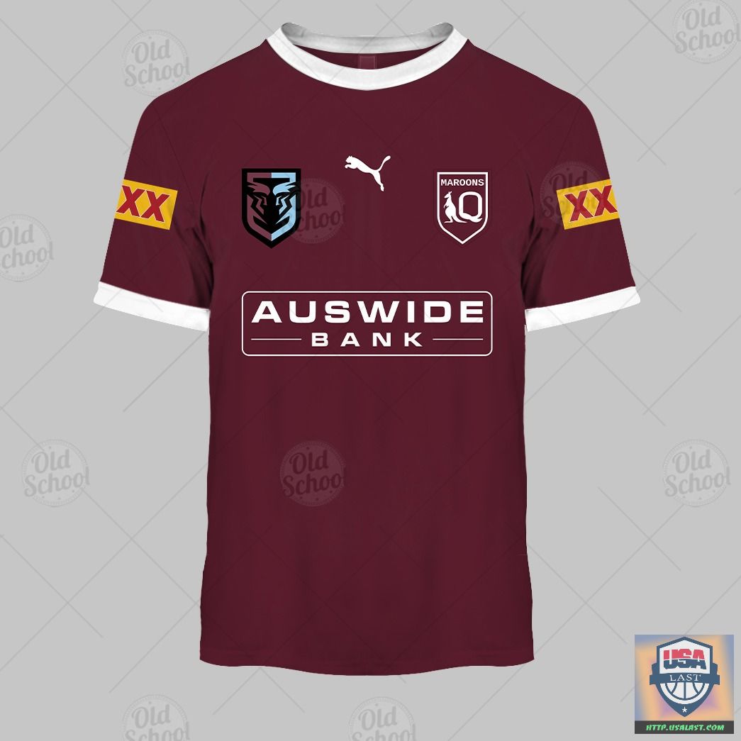 Personalise State Of Origin Series Qld Maroons 2021 Home Jersey Hoodie Personalise State Of Origin Series Qld Maroons 2021 Home Jersey Hoodie
