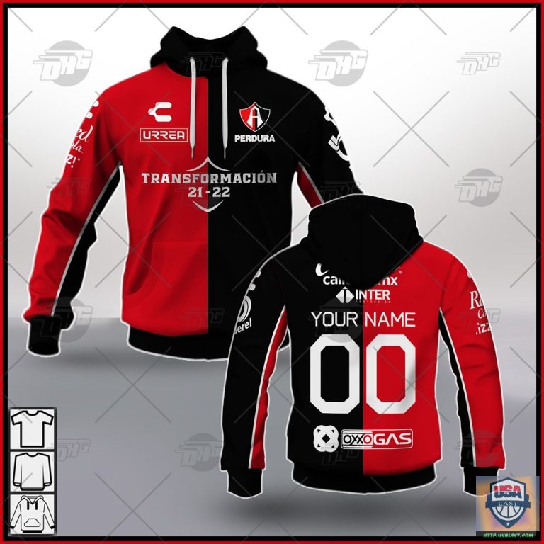 Personalize-Liga-Mx-Atlas-Fc-2021-2022-Home-Jersey-3D-Hoodie-T-Shirt-1