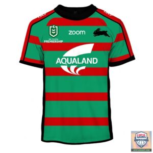 Personalize South Sydney Rabbitohs Nrl 2020 Home Jersey B 3D Hoodie T-Shirt