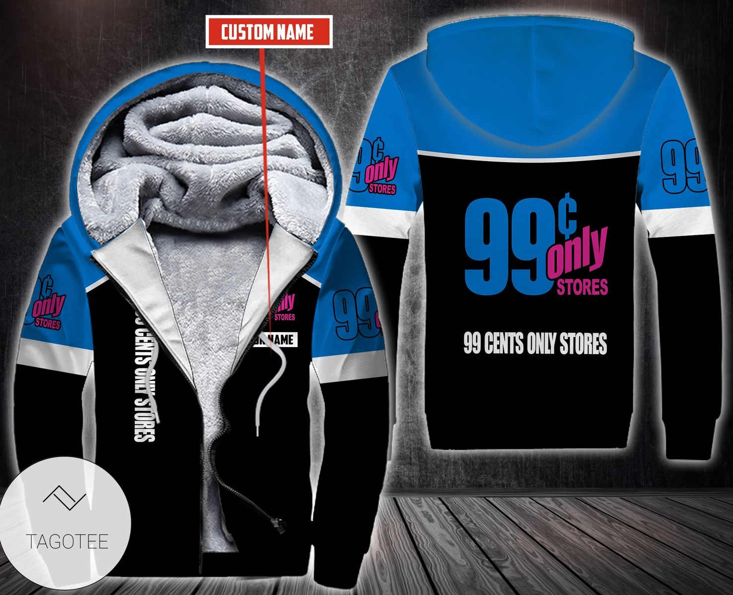 Personalized 99 Cents Only Stores Fleece Hoodie Personalized 99 Cents Only Stores Fleece Hoodie