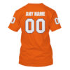 Personalized Acc 2020 Nike Clemson Tigers Orange Custom 3D Shirt